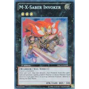  Yu Gi Oh   M X Saber Invoker # 99   Order of Chaos   1st 