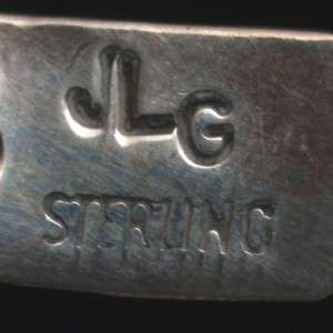   Sterling Silver Earrings 4 1/2 Long JLG Artisan Made Spiral  
