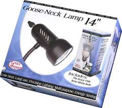 The Grace Goose Neck Lamp and Bulb Combo