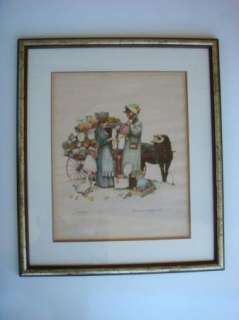 Norman Rockwell Artists Proof Country Peddler w COA APR  