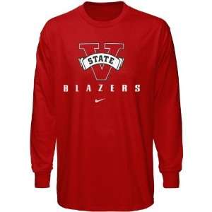  Nike Valdosta State Blazers Red Basic Logo Long Sleeve T 