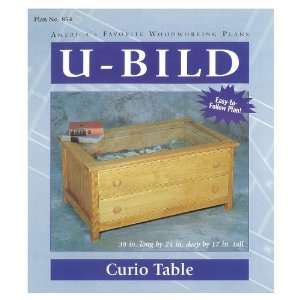 Curio Table, Plan No. 854 (Woodworking Project Paper Plan)