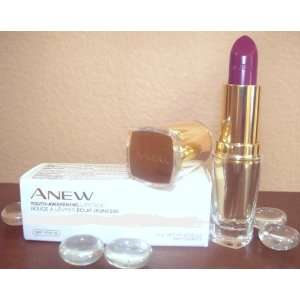  Avon Anew Youth Awakening Lipstick Plum Wine SPF 15 New in 
