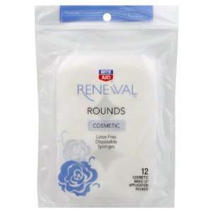   Rite Aid Sponges, Rounds, Cosmetic 12 rounds