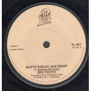  NATTY DREAD SHE WANT 7 INCH (7 VINYL 45) UK KLIK 1975 