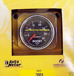AUTOMETER GS MECHANICAL 0 35 PSI TURBO BOOST GAUGE 3804  