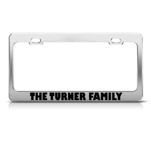  The Turner Family Funny Metal license plate frame Tag 