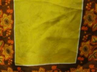129s44 ~ SALLY GEE ~ Ladies 2 Ply Long Oblong Silk Scarf ~ Autumn 