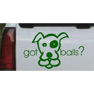  Got Balls Dog Animals Car Window Wall Laptop Decal Sticker Automotive