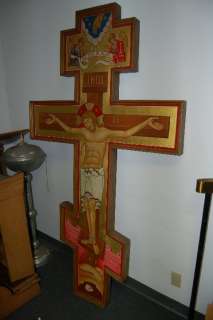 Large Sanctuary Crucifix, Cross w/Corpus + 6 7 ht.  