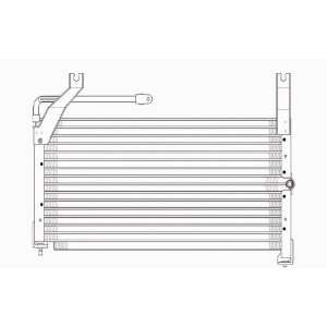  Chevy Metro Replacement AC Condenser With Serpentine 