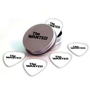  Wanted (Band) Logo Electric Guitar Picks X 5 (2 Sided 