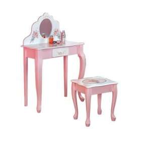  Teamson Vanity Table and Stool Hand Painted Toys & Games