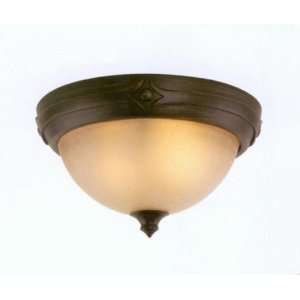  Bandera 11 Inch Aged Bronze Ceiling Lamp