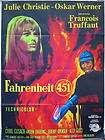 FAHRENHEIT 451 1966 Fr. 47x63 Truffaut Julie Christie