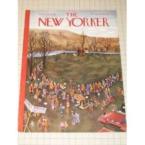  1940 The New Yorker Magazine Cover Turkey Shoot   Trap 