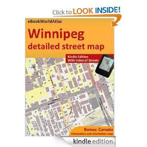 Map of Winnipeg (Canada) eBookWorldAtlas Team  Kindle 