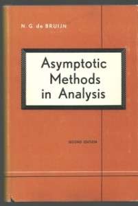 De Bruijn Asymptotic Methods in Analysis 2nd Ed  