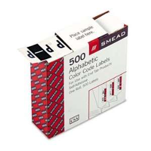  Smead 67086   A Z Color Coded Bar Style End Tab Labels 