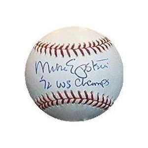  Mike Epstein autographed Baseball inscription 1972 W.S 