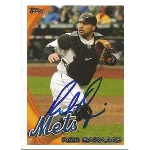  Rod Barajas Signed New York Mets 2010 Topps Update Card 