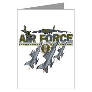 Greeting Cards (20 Pack) US Air Force with Planes and Fighter Jets 