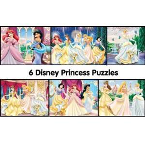   Disney Princess 6 in 1 Enchanted Tales Puzzle Collection Toys & Games