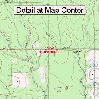  USGS Topographic Quadrangle Map   Kernan, Louisiana 