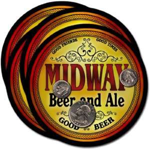 Midway, UT Beer & Ale Coasters   4pk