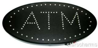 Animated Oval LED Neon Light ATM Open Sign Super Size ATM  