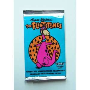  Hanna barbera the Flintstones Trading Cards (5 Packs 