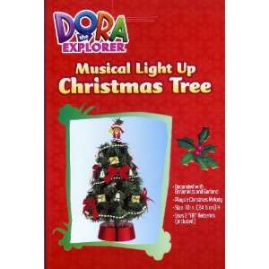   Dora the Explorer Musical Light Up Christmas Tree 