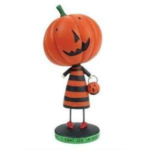   Bucket Cant See Trick or Treater Halloween Figurine