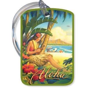  Aloha from Waikiki by Kerne Erickson   Vintage Hawaiian 