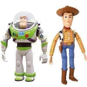  Toy Story Deluxe 13 Talking Buzz Lighyear & 16 Woody 