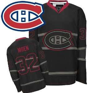  Montreal Canadiens Black Ice Jersey Travis Moen Hockey 
