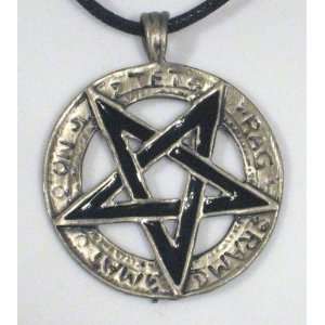   Pentagram Necklace Crowley Necronomicon Satan 