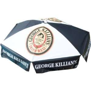  6ft George Killian Logo Beach Umbrella with Tilt Sports 