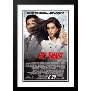 Get Smart 20x26 Framed and Double Matted Movie Poster   Style C   2008