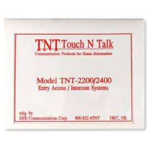  TNT Doorbell System, 2 Entry with Relay