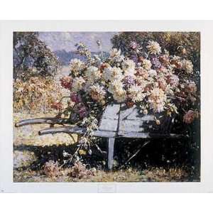  Barrow Of Blooms Poster Print