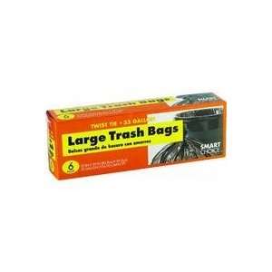    6 Count 33 Gallon Trash Bag   Dollar Program