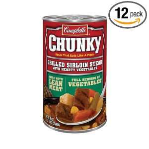 Campbells Chunky Grilled Sirloin Steak & Vegetables Easy Open, 18.8 