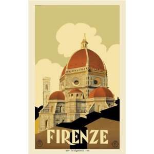   Fridgedoor Firenze Dome Italy Travel Poster Magnet Automotive