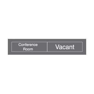 EN303GY   Engraved, Conference Room In Use/Vacant, 2 X 10, Grey, 2 