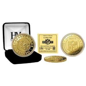  NFL Tennessee Titans 24kt Gold 2011 Game Coin