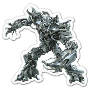  Megatron Decepticon Transformers bumper sticker 4 x 4 