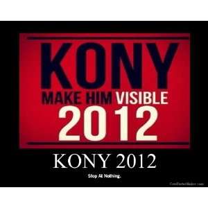  Kony 2012 Car Decal