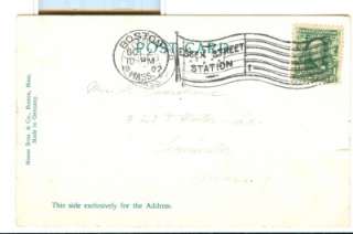 1907 FEDERAL BUILDING & POST OFFICE BOSTON MA Postcard  