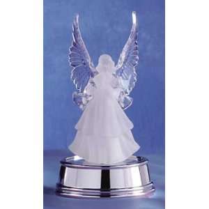  Frosted Angel with Multicolor Light